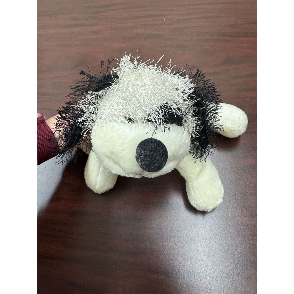 Webkinz Black and White Cheeky Dog Plush Animal